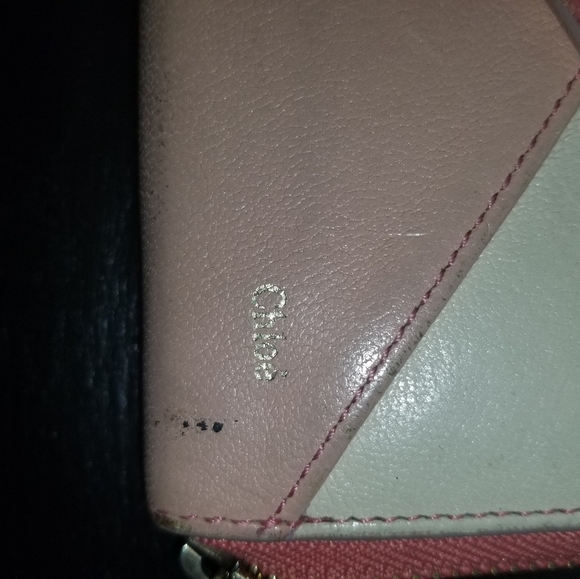 💋Chloe Pink Patchwork Long Wallet💋 - Picture 5 of 13